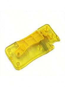 1 Pcs Lemon Yellow Automatic Needle Threader, DIY Hand Sewing Needle Threader, Manual Sewing Machine Sewing Tool, Home Handicrafts And Sewing Supplies - 黃色穿線器-1件 - 查看 2