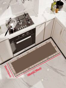 One Piece Of Silicone Kitchen Mat With Colorful Gradient Pattern, Anti-Fatigue, Non-Slip, Quick-Drying And Water-Absorbing, Simple And Stylish Soft Rubber Mat Suitable For Kitchen, Bathroom, Entrance Door, Laundry Room And Other Places ,Room Decor - Multicolor - View 16