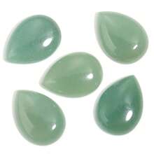 5pcs Or 10pcs/Pack Natural Water Drop Shape Cabochon Gemstones, Multi-Styles Loose Stones For Handmade DIY Jewelry Making Like Necklace, Ring, Bracelet, Vintage, Amethyst, Charoite - Multicolor - View 35