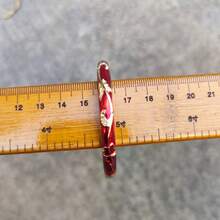 1 chiếc vòng tay cỏ ba lá may mắn, kiểu dáng Bohemian mới, mạ vàng, đính đá và họa tiết hoa, trang sức phù hợp cho phụ nữ và bé gái. - Vòng tay ba lá - Xem 18