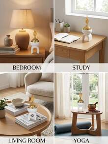 一套树脂材质的阿拉伯风格黑白双色香炉及香薰扩散器。这款优雅的香炉是完美的家居装饰品，也是周年纪念日或新娘的独特礼物。 - 彩色 - 查看 5