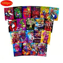 100 Túi Mylar mini có khóa kéo, kích thước 6*8 cm, 7*10 cm, túi nhựa có khóa kéo cầu vồng hologram laser tái sử dụng, túi đóng gói tự dán kín, túi đựng kẹo, bánh quy, túi chống mùi, chống thấm nước, có thể đóng mở lại. - Nhiều màu - Xem 14