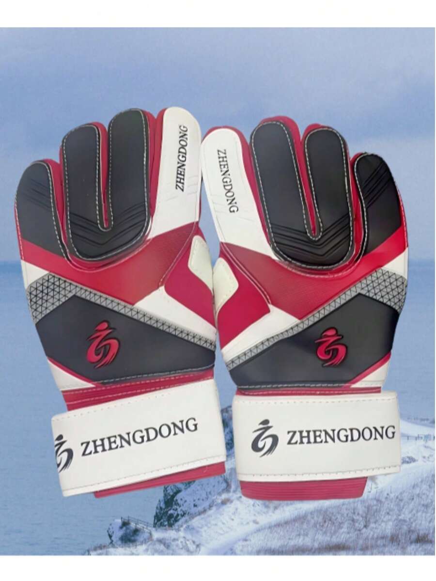 Youth & Adult Goalkeeper Gloves, Strong Grip Breathable Soccer Goalie Gloves, High Performance Goalkeeper Gloves - Multicolor - View 1