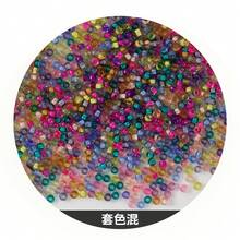 2毫米-2400颗日本圆珠,12/0号,约2500颗,包含双色迷你隔珠、散珠、工艺珠、马形珠,散装,适合珠宝制作 - 2mm-2400pcs - 查看 11
