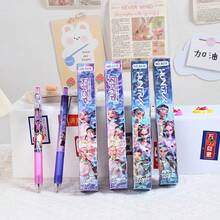 1盒中性笔，魔法猎人组合Kpop动漫周边文具加压中性笔，办公学习签名笔