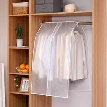 1 szt. Ubrania domowe, worek przeciwkurzowy, osłona przeciwkurzowa, stylowa i prosta przezroczysta kurtka, osłona przeciwkurzowa, torba do zawieszenia, wisząca szafa, pokrowiec na ubrania, wodoodporny i odporny na pleśń, tworzący czyste i komfortowe środowisko domowe (specyfikacje opcjonalne) - przezroczysty - Zobacz 7