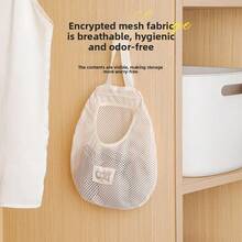 1 Sock Storage Hanging Bag Underwear Finishing Mesh Bag Hanging Wall Lightweight Dormitory Artifact. - 收納網兜 - 查看 5