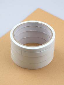 1pc Double-Sided Adhesive High-Viscosity Thin Model Handmade Tape Spring Couplets - Both Sides Have Strong Sponge Coating, Transparent, No Trace Left. Adhesive Tape For Fixing Walls And Pasting Student And Children's Stationery. Ultra-Thin Double-Sided Adhesive Tape. - White - View 10