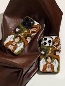 Ángeles de Anime Descansando Juntos para Siempre. Esta elegante funda es compatible con los modelos  16, 15, 14 Pro Max, 13, 12, 11, XR y XS Plus. Fabricada en silicona TPU, ofrece protección contra golpes y caídas, además de una sensación superior. Es un regalo ideal para familiares, amigos y seres queridos, y una opción perfecta para Navidad.fundas para ,accesorios para celular,fundas para celular,funda  13,fundas ,fundas para  13,funda  16,funda  17 pro max, 17 pro max,funda  15,funda  17,funda ,fundas para  16,fundas  15,funda  14,fundas  17 pro max,protector para ,fundas  11,fundas  12,funda  17 pro,fundas  13,,case  17 pro max,fundas para  11,fundas para  12,Ataque a los Titanes - Blanco - Ver 4