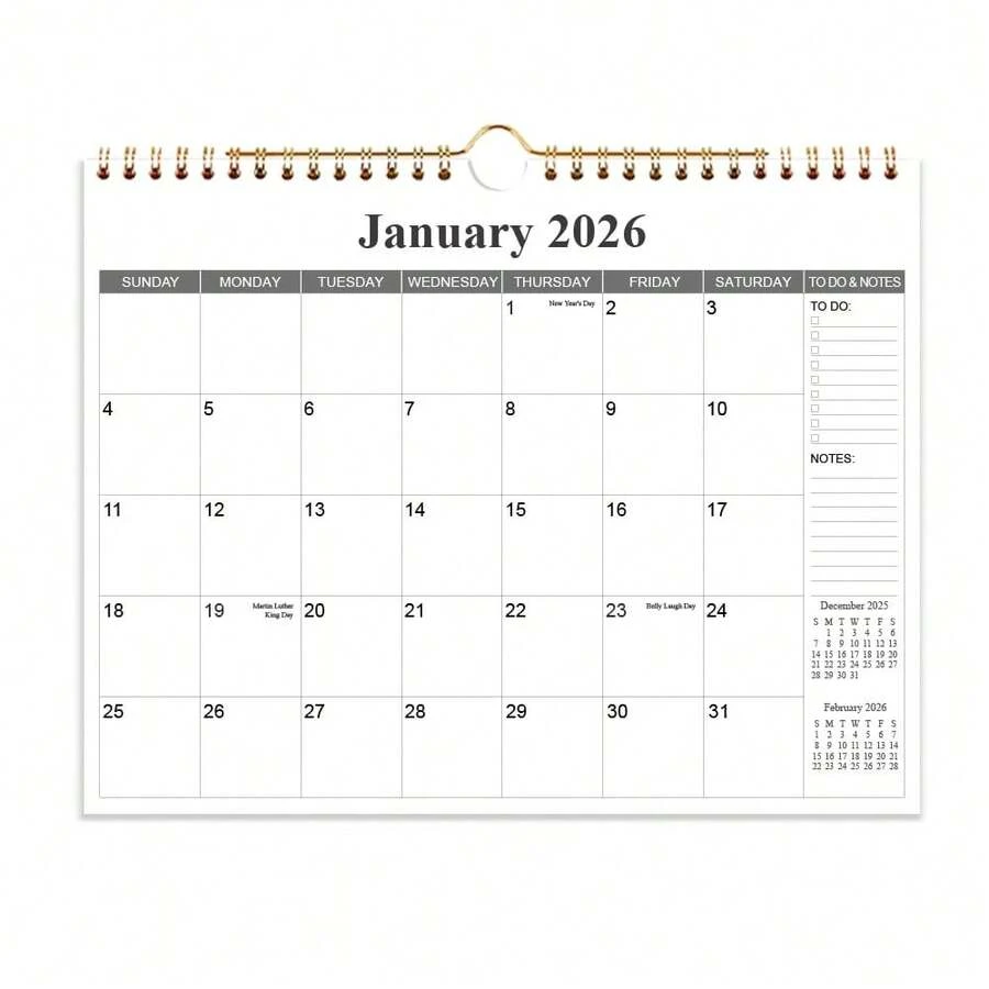 Calendario 2026 - Calendario de 18 meses 2026-2027 de enero de 2026 a ...