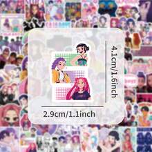 Mattel 104pcs Witch Hunt Kpop Anime Cartoon Graffiti Stickers For Water Cups