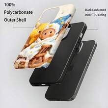 Estuche para teléfono de peluche Dreamy Starry Night Compatible con estuches para teléfonos   17  16 Pro Max  15 Pro Max  13 y  12 Material dos en uno a prueba de caídas Brinda protección contra golpes y caídas Un gran regalo para familiares, amigos, seres queridos, novios, novias y para Año Nuevo - Blanco - Ver 7