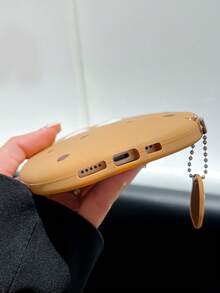 1 ốp lưng điện thoại hình củ khoai tây hoạt hình dễ thương kèm mặt dây chuyền hình củ khoai tây mini, ốp bảo vệ toàn diện bằng silicon mềm chống sốc, tương thích với iPhone 11/12/13/14/15/16/17 Pro Max, ốp điện thoại đáng yêu. - màu nâu - Xem 7