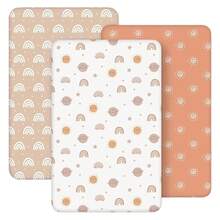 Baby Bedside Bassinet Sheets Fitted, Super Soft Microfiber 33"X20"Compatible With Baby Delight Dream On Me & Most Rectangle Bedside Sleeper Bassinet Mattresses