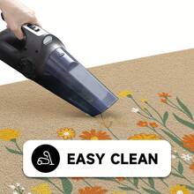 1 Piece Printed Daisy Floral Doormat Front Door Rug, Simple And Clear, Suitable For Bedroom/Living Room/Dining Room/Kitchen/Bathroom Entrance/Hallway/Simple Floor Mat/Festive Decoration/Welcome Mat/Entrance, Courtyard Floor Mat - 20*30英寸 - 查看 5