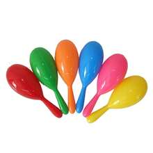 1/6/12pcs Plastic Maracas, Suitable For Birthday Party, Party Favors, Holiday Decorations, Candy Bag Fillers, Random Colors - Multicolor - View 9