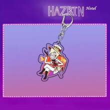 1pc Hellsing Alucard Anime Cartoon Keychain, Hellsing Cosplay Merchandise Cute High-Quality Collectible Small Gift Keychain, Backpack Pendant, Key Chain Small Gift, Party Favor - Multicolor - View 6