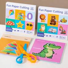 Preschool Children's Cut-And-Paste Educational Drawing Book Matching Children's Art Inspiration Toy - Multicolor - View 7