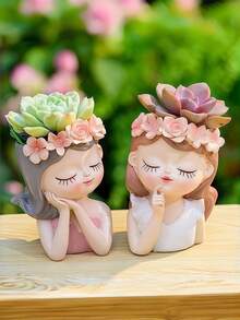 Chậu hoa hồng bằng nhựa dễ thương, thích hợp cho cây trồng trong nhà, chậu cây ngộ nghĩnh có lỗ thoát nước, tuyệt vời để trang trí nhà cửa, phòng ngủ, văn phòng, phòng học sinh, dùng để đựng đồ, trang trí đám cưới, đựng trang sức, trang trí tiệc, lựa chọn quà tặng tốt nhất. - Nhiều màu - Xem 11