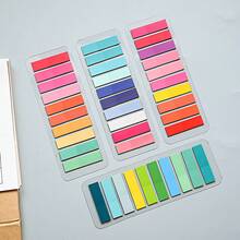 20包，共4000张宠物组合便签纸，渐变马卡龙米莱拉色，可重复使用备忘录，阅读记录标签，索引贴纸 - 15.2*5.5cm - 查看 11