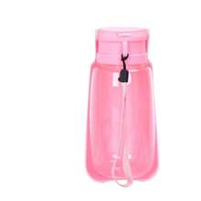 1pc Portable Dog Water Bottle - Leak-Proof Pet Water Bottle With Bowl, Suitable For Travel And Outdoor Activities - Multicolor - View 14
