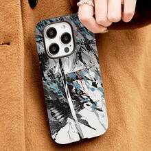 Funda de teléfono a prueba de golpes de protección completa estilo Yoshino Yuuta para hombres, adecuada para iPhone 17/16/15/14/13/12/11/7 Plus/Xr/Xs/X - Colores mixtos - Ver 2