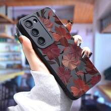 Handyhülle: alle blühen zusammen Geeignet für Galaxy S24 Ultra/S23+/S22/S21 Serien Handyhüllen, stoßdämpfend, rutschfest, leicht, neues Modetrend-Design, hochwertige schützende weiche Hülle - Schwarz - Übersicht 4