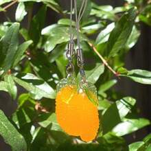 1pc/2pcs Fashion Keychain Punk Y2K Cute Orange Leaves Keychains For Women Bag Pendant Jewelry Trinket Girl's Car Key Ring Key Chain Accessories Car Accessories Bag Charm School Goth - 彩色 - 查看 6