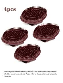 2pcs/4pcs Set Manual Chakra Massage Brush, Full Body Handheld Massager Double-Sided Design | Non-Electric Massager, Personal Massager, Exfoliating Muscle Tool, Portable, Abdominal Massage Brush, Abdominal & Leg Massage Brush, Meridian Massage Brush, Body Massage Tool, Scalp Massage Brush, Abdominal Massage Brush, Christmas Gift, Holiday Gift, Use With Massage Oil