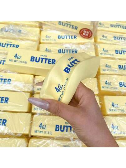 Soft Butter Stress Relief Toy - Moist & Elastic Finger Stick, Relieve Anxiety, Improve Focus