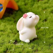 Cute Mini Rabbit Car Decor, Can Be Placed On Car Dashboard And Windowsill, Personalized Car Plush Doll - Rabbit - View 8