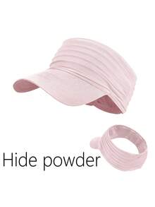 Boné esportivo de secagem rápida com viseira, unissex, ideal para corrida ao ar livre, férias na praia, estilo boné de beisebol, chapéu estiloso com proteção solar para adultos, primavera/verão/outono. - Chapéu vazio - Ver 16