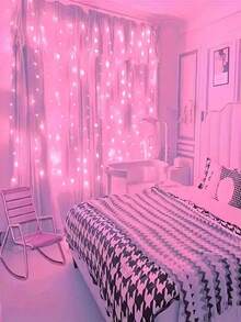 10pcs-Pink LED Firefly String Lights, Battery-Powered Mini Twinkle Lights With Warm Glow For Valentine's Day, Weddings, Christmas & Birthday Party Decor, Mason Jar Ambiance,Starry Light,Ambient Lighting | Whimsical String Lights | Batterypowered Lights, Light Up Accessories,For Indoor/Outdoor Decorations, Perfect For Bedroom,Wedding Party Table Centerpieces And Decorations | For Halloween And Christmas And Various Other Holidays! - 粉色 - 查看 4