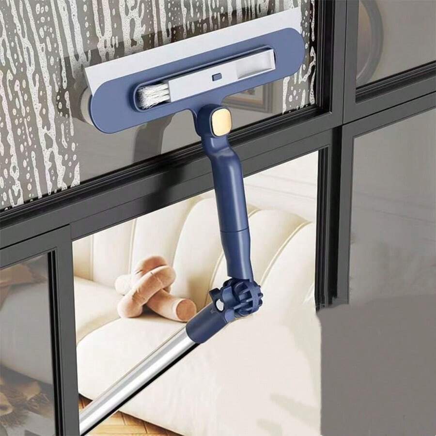 High-Rise Window Squeegee, Household Glass Cleaning Tool, Dual-Sided Window Cleaner For High-Rise Buildings - Multicolor - View 1