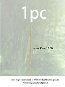 20pcs Natural Bamboo Plant Support Stakes, Sturdy Bamboo Garden Support Poles, Bamboo Trellis For Climbing Plants, Suitable For Tomatoes, Vegetables And Beans, Indoor And Outdoor Plant Climbing Support, Such As Tomato And Bean Potted Plants - Brown - View 8