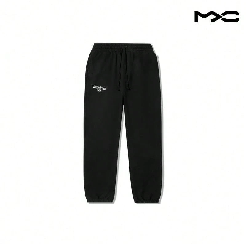 X MEDM Collaboration Daily Prosperity Series Comfortable Simple Cuffed Loose Casual Pants Black Bottoms Men - 彩色 - 查看 1