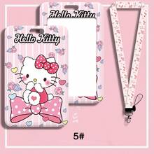 Fashionable Cartoon Cat Card Holder, Suitable For Student ID, Bus Pass, Work ID, Factory Badge, Metro Access, Meal Card, Key Chain Lanyard, ID Card Holder For Nurses, Employees