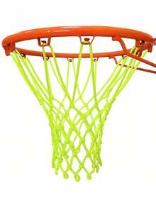 1 Piece 50cm Standard Luminous Self Luminous Basketball Net, Green Fluorescent Adult Outdoor Sports Self Luminous Basketball Frame Net - Multicolor - View 6