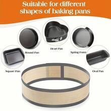 1片/2片装硅胶烘焙垫，弹簧模具保护垫，可重复使用不粘易清洁烤盘垫，烤箱烘焙配件 - 适用于饼干、马卡龙、面包、糕点、烘焙用品，硅胶烘焙垫套装 - - - 查看 6