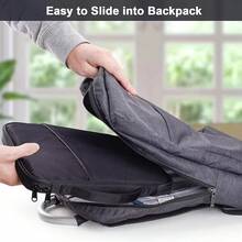 1pc Polyester Material Portable Tablet Sleeve Bag With Handle, Fits 8-11 Inch/13 Inch Tablets - Black - View 5