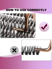 畅销推荐：640件装（30D-40D-50D）睫毛嫁接套装，DIY睫毛嫁接工具套装。包含单根睫毛、D型卷翘睫毛、睫毛簇，以及睫毛胶水、卸妆液、定型液和睫毛刷。 - 彩色 - 查看 5