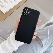 Compatible OPPO A5 Phone Case A5 PRO Liquid Silicone Vibrant Straight Edge 5G Matte 0PP0 A5 Cover Protective Case - 魔術方塊直邊-淡青色 - 查看 8
