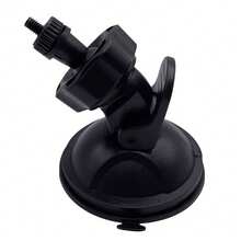 Suction Cup Mount With Universal 4mm/0.16" 360° Rotatable Ball Head, Interchangeable Accessories, Compatible With Dash Cam, DVR Camera, Car GPS - A - View 5