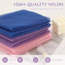 1/6 Set African Net Loofah Exfoliating Gloves, 1/3 Pc Bath Sponge Body Cleaning Brush And 3 Pairs Exfoliating Gloves As Adult Knee High Sock Stuffers - Multicolor - View 3