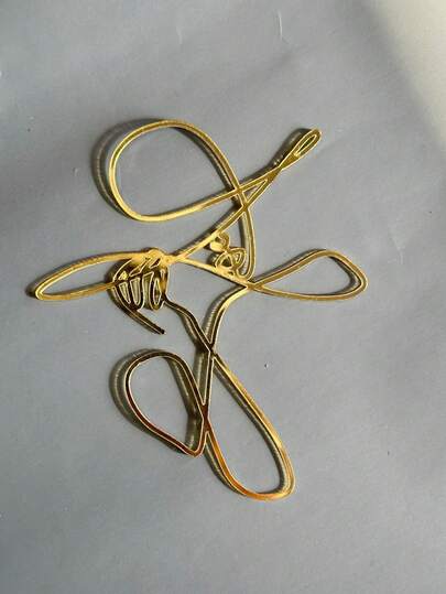 6 st/1 set guldfärgade små ansikten akryl tårtdekorationer dessertbord dressingtillbehör bakdekorationstillbehör alla hjärtans dag bröllop födelsedagsfest dekoration