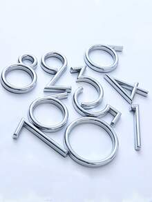 0-9 Hotel Room ABS Door Number Plates, Minimalist & Elegant, Suitable For Various Decor Styles - Multicolor - View 3