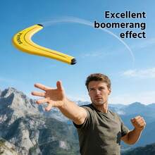 1pc/3pcs Professional Boomerang, Lightweight Anti-Collision, Precise Rotation, Made Of EVA Material, Suitable For Outdoor Sports, Camping, Picnics And Competitive Games, Ideal Camping Accessory, Fashionable Design, Suitable For Beach Parties, Sturdy Structure.