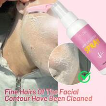 MELAO Hair Identifier Spray Effortless Dermaplaning Spray For Precise Shaving, Makes Hair Visible, For Professional & Home Use, 100ml/3.38fl.Oz