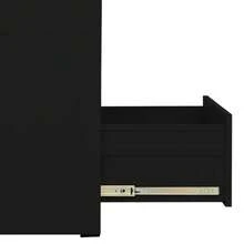 vidaXL Classeur Noir 46x62x102,5 cm Acier - Noir - Voir 7