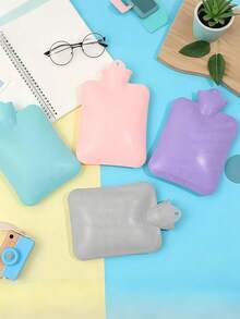 1pc Plush Rabbit Hot Water Bottle, Soft & Warm, Suitable As Gift For Winter, Back To School, Halloween, Christmas, Valentine's Day - Multicolor - View 11